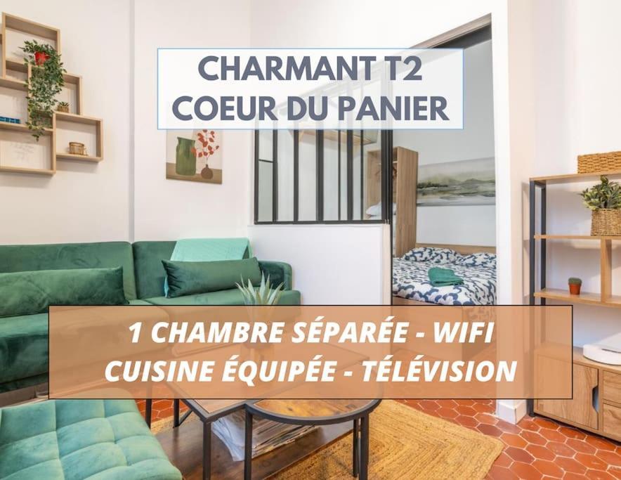 Charmant T2 Au Coeur Du Panier Marsilia Exterior foto