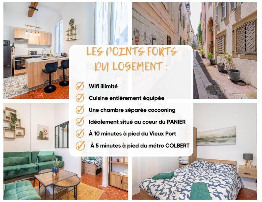 Charmant T2 Au Coeur Du Panier Marsilia Exterior foto